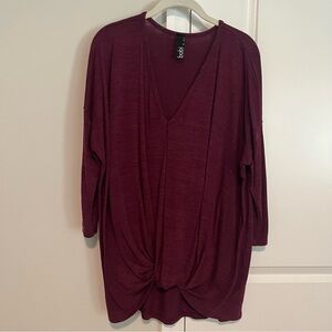 Bobi v neck tunic